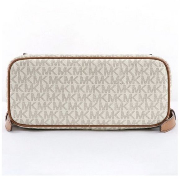 MICHAEL KORS Kenly Medium Backpack Signature Vanilla Bag - Picture 5 of 16